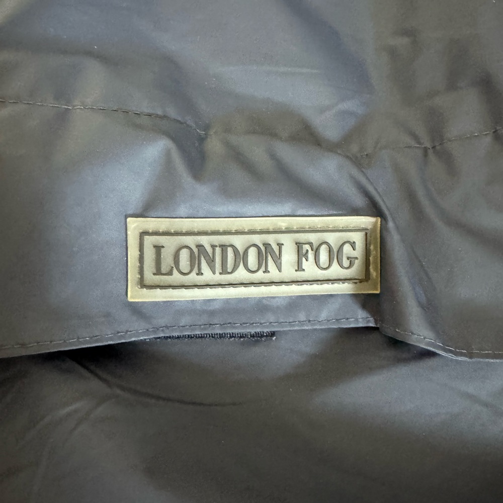 London Fog Dark Gray Raincoat